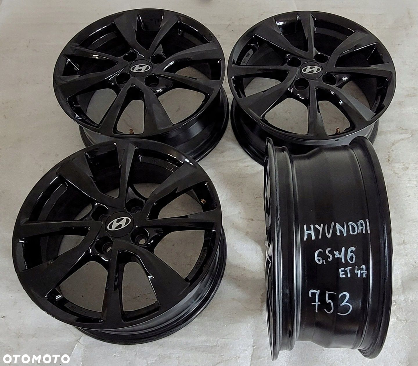 FELGI HYUNDAI i10 i20 GETZ KIA RIO 6,5X16 4X100 ET47 - 16