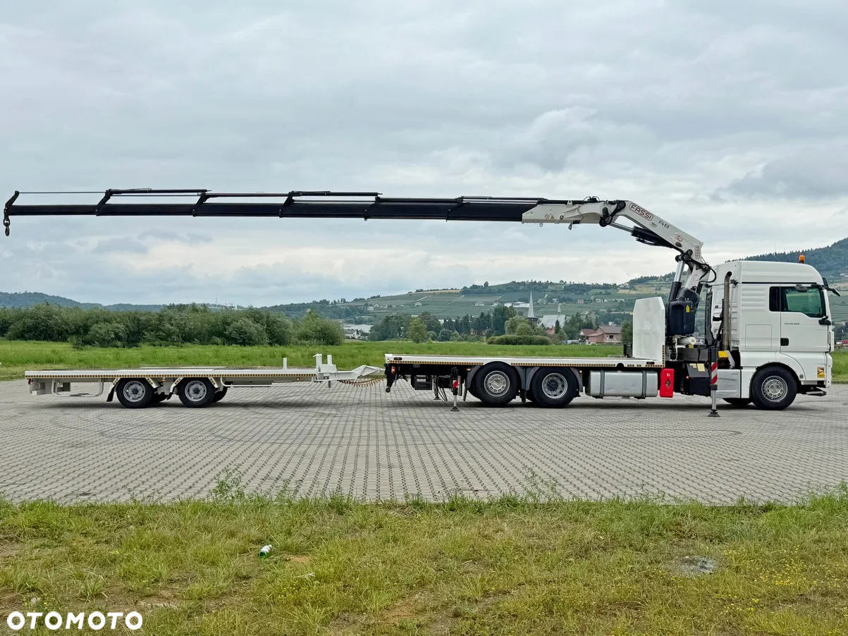 MAN TGX 26.440 * FASSI F455A.2.26E + PILOT + PRZYCZEPA * STAN BDB - 5