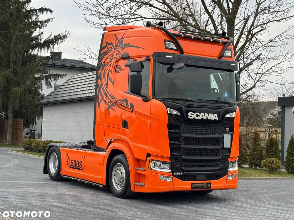 Scania 500 S / ACC / CAŁA NA PODUCHACH / OBRACANY FOTEL / RETARDER/ DUŻA NAVI / VIRTUAL KOKPIT / Z NIEMIEC