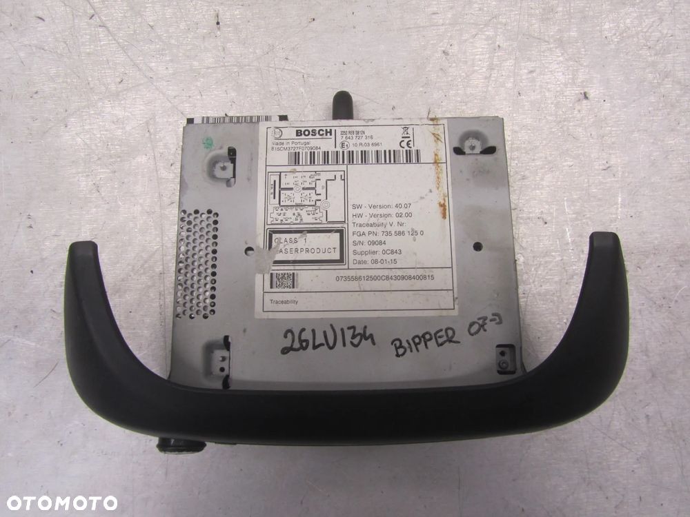 Radio CD Peugeot Bipper 2007- - 2