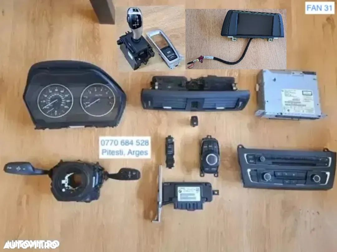BMW F21 Ceasuri bord grila ventilatie buton avarii sport eco esp joystick modul airbag navigatie radio c d bmw seria 1 2 3 4 x1 x3 x4 x5 F - 1
