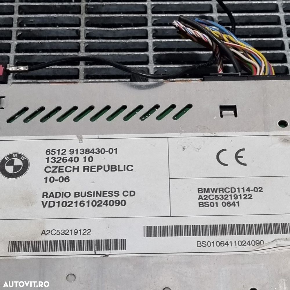 Cd player BMW X3 E83 Facelift 2006 - 2010 (1524) A2C53219122 - 4