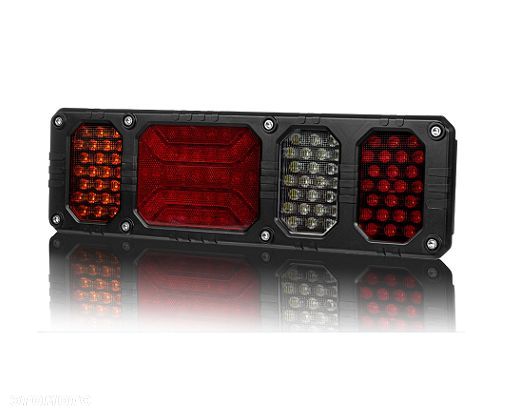 Lampa zespolona tylna z odblaskiem HEAVY DUTY TIR Naczepa 139 LED lewa - 1