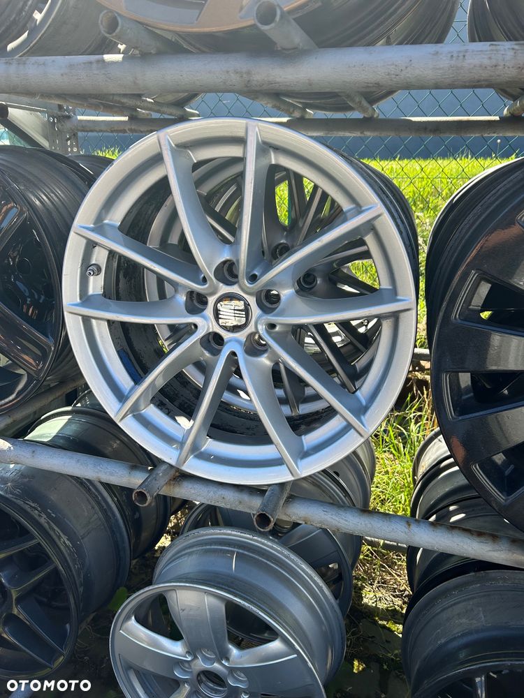 Alufelgi Seat Leon III IV FR Cupra 17 cali 5x112 Skoda Octavia III IV VRS Volkswagen Golf 7 8 gti audi a3 8v 8y A4 b8 b9 - 1