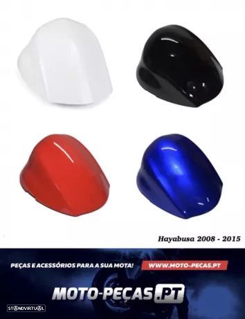 Tampa banco do pendura para suzuki hayabusa 1300 Backet mono lugar - 1