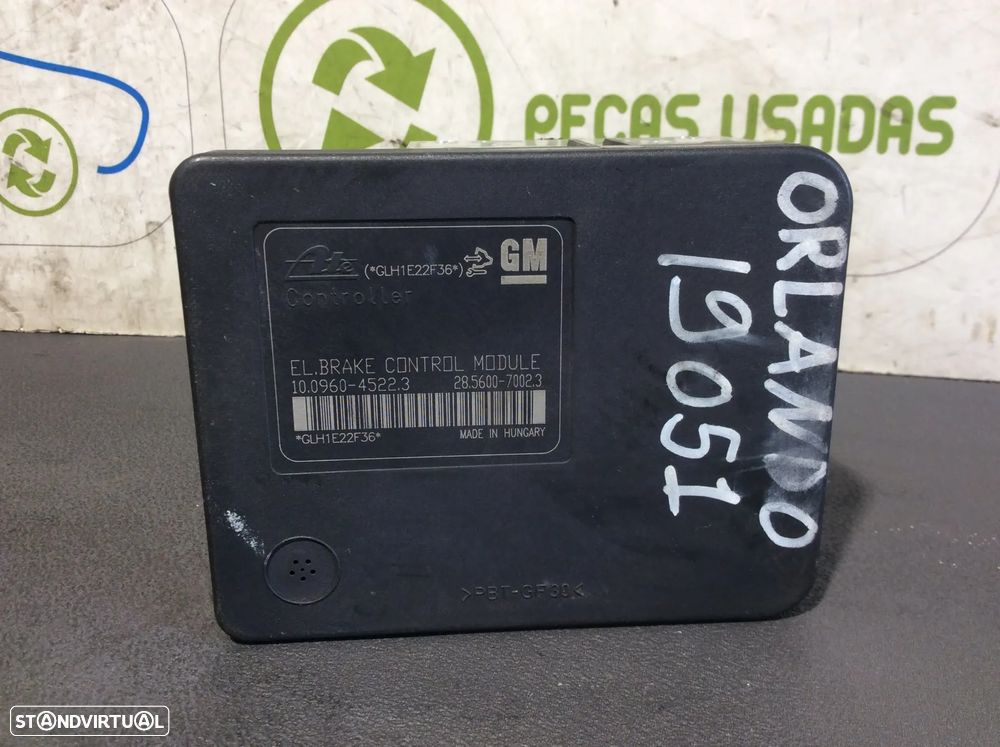 Modulo ABS Chevrolet Orlando 2.0D 131cv ano 2012 13356788/10096045223/28560070023 - 2