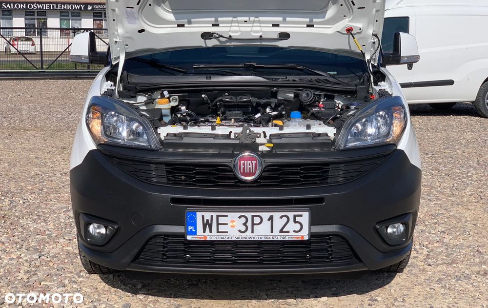 Fiat PROFESSIONAL DOBLO L2 Long VAN MAXI WZMOCNIONY Ładowność 961kg, Homologacja cięż. VAT-1, HAK 1300kg wpinany, BAGAŻNIK, Alarm, Czujniki parkowania, Halogeny, Podgrzewane fotele, Koła 16' MOCNY NAPĘD 1.6 MultiJet, 105KM Emisja spalin Euro-6, Skrzynia biegów 6cio stopniowa! Oryginalna zabudowa paki, - 13