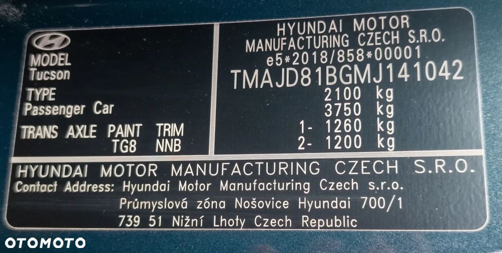 Hyundai Tucson 1.6 T-GDi 48V Executive 2WD DCT - 6