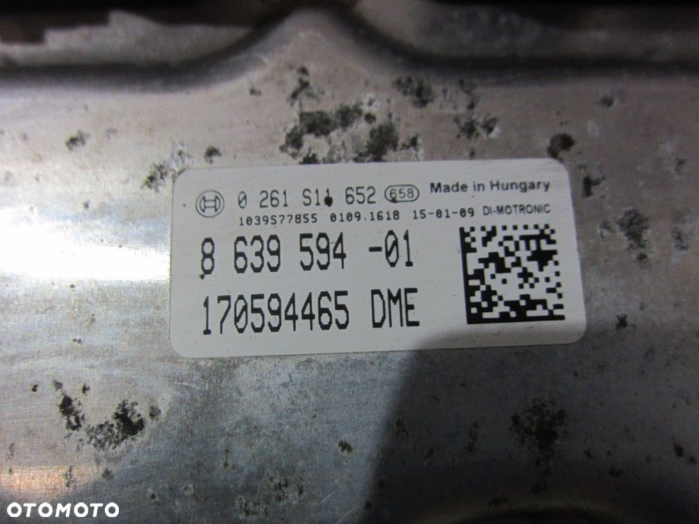 BMW F30 F10 F25 X3 N20 N26 328i 2.8i STEROWNIK KOMPUTER SILNIKA DME 8614949 - 3