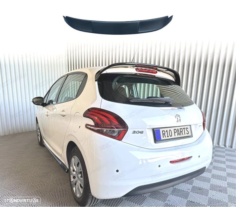 AILERON SPOILER PEUGEOT 208 12-15 PRETO BRILHANTE - 1