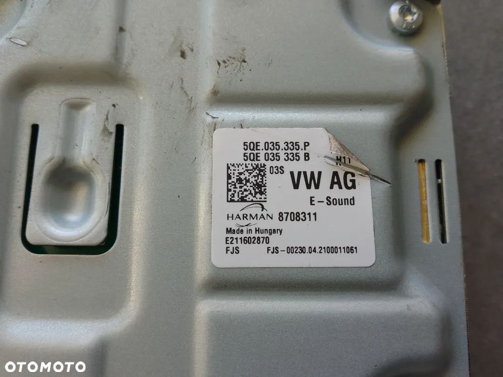 VW AUDI 5QE035335P WZMACNIACZ HARMAN - 5