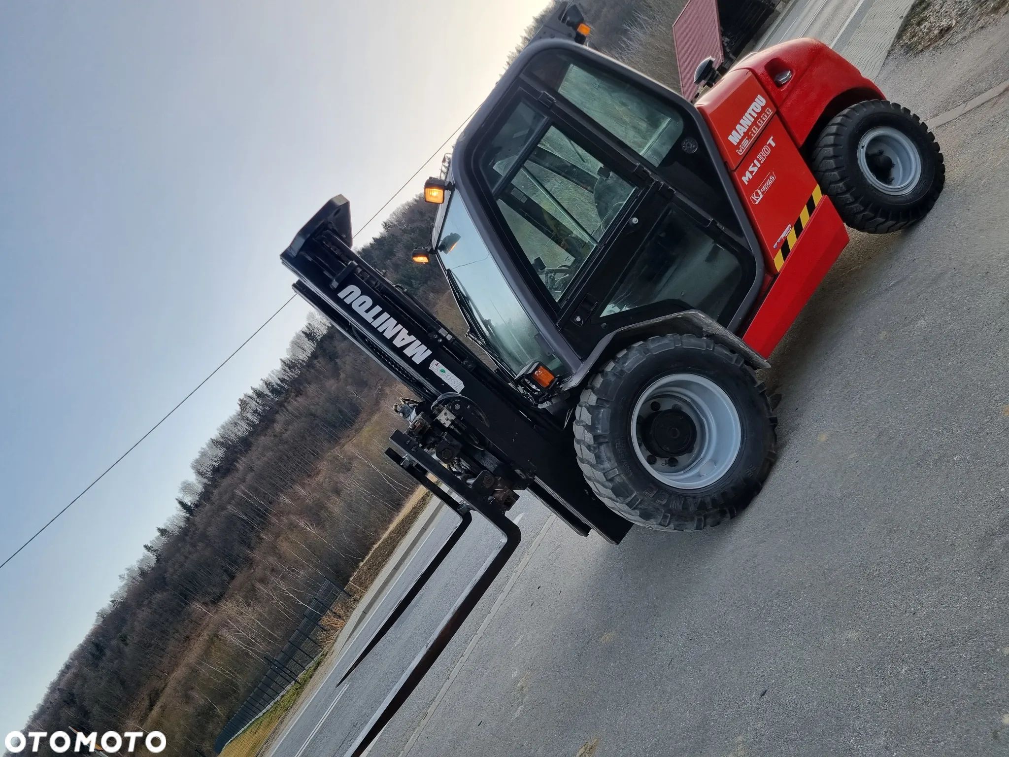 Manitou Wózek widłowy terenowy MSI 30T Kubota 4cyl Obrotnica  wideł 360st. Triplex i przesuw boczny jak nowy z Norwegii - 1