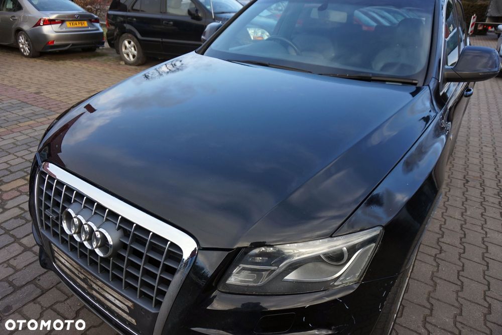 MASKA ZDERZAK BŁOTNIKI LAMPY Q5 I 8R LZ9Y XENON SPRYSKI S-LINE AUDI 2008-2012 CZARNY PRZÓD KOMPLETNY - 4