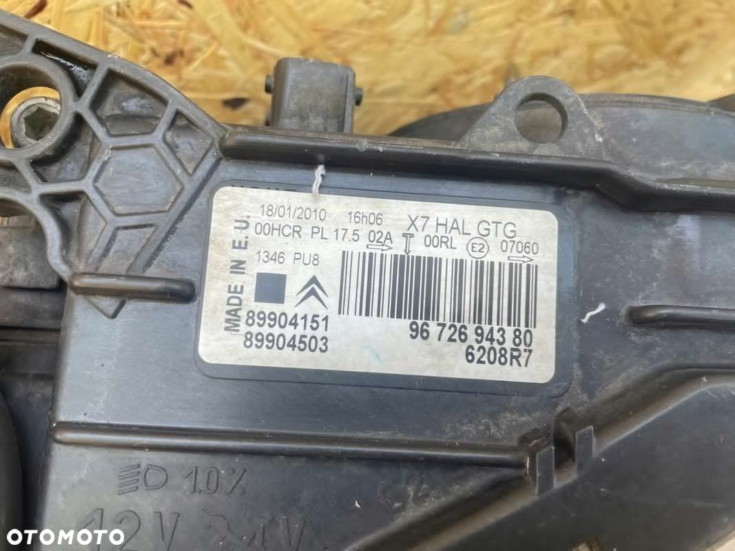 Citroen C5 Iii Lewa Przednia Lampa Anglia - 7