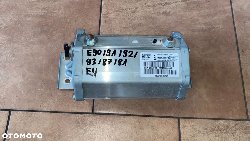BMW E90 E91 E92 E93 PODUSZKA POWIETRZNA PASAŻERA JEDNOBOJOWA 9202806 - 2