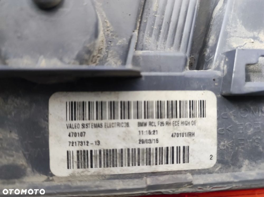 LAMPA PRAWA TYŁ TYLNA BMW X3 F25 LIFT - 5