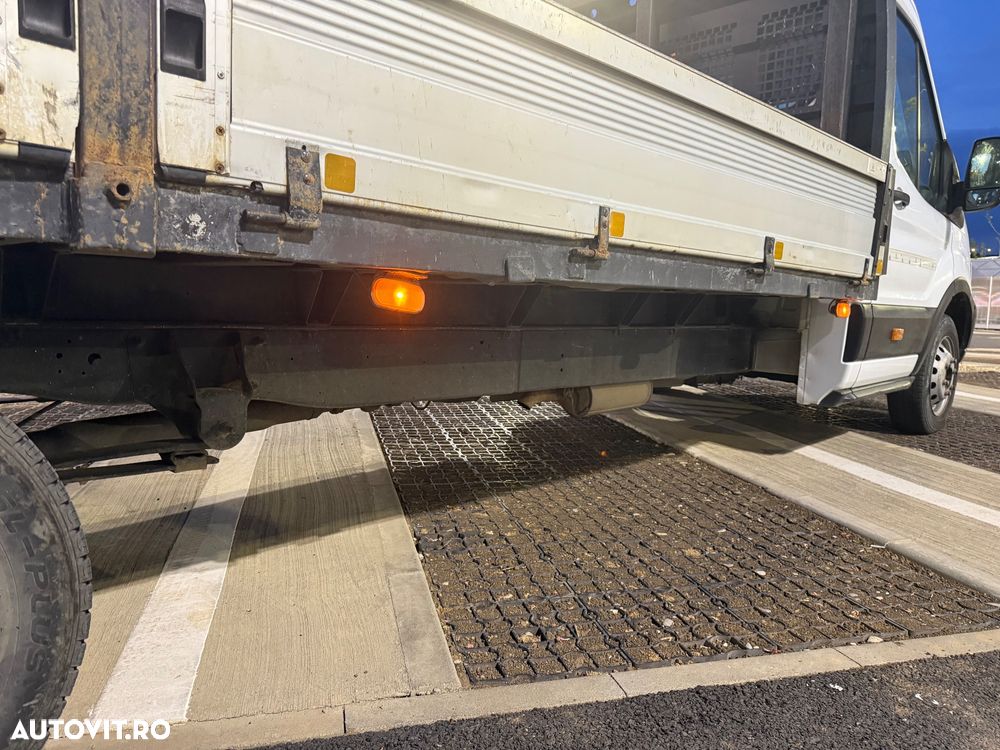 Ford Transit 2016 2.2 Punte Dubla L4 L5 XL XXL Bena 5.5m lunga TVA luata din reprezentanța Ford RO Km reali carte service Istoric Fără probleme Bena Aluminiu Dokka Camioneta NU Mercedes Sprinter VW crafter Boxer Pick-Up 4 bucăți disponibile diferite marim - 15