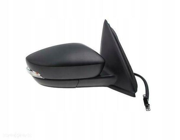 Lusterko Skoda Fabia 14-22 Prawe Migacz Czarne Elektryczne Ogrzewane