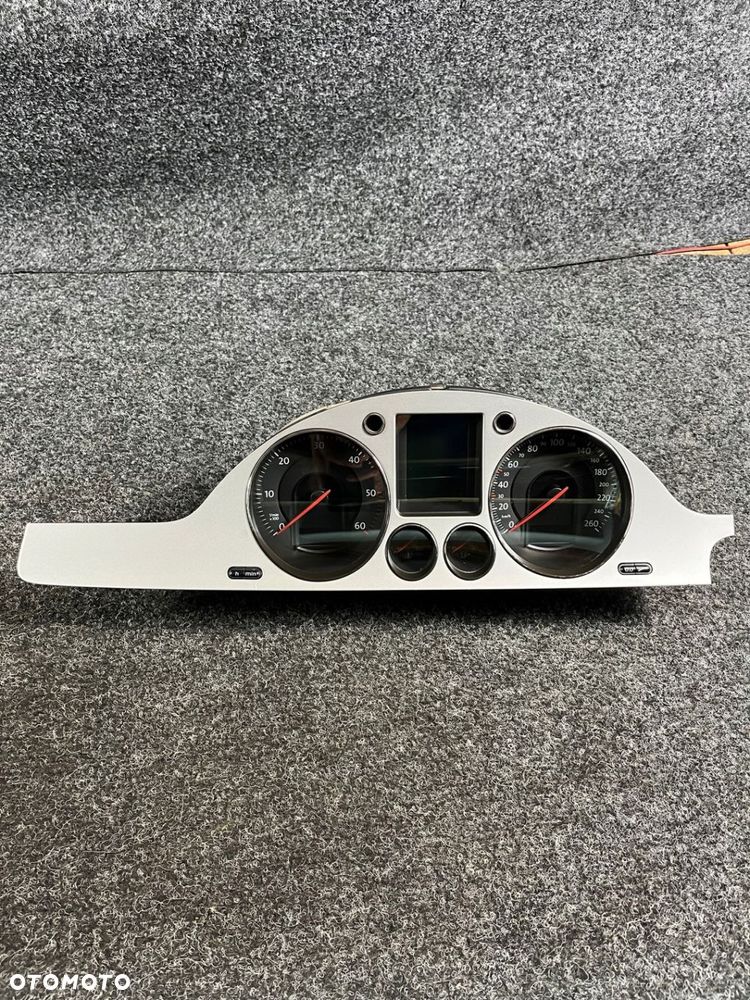 vw passat b6 2.0 tdi licznik zegary ramka dekor - 1