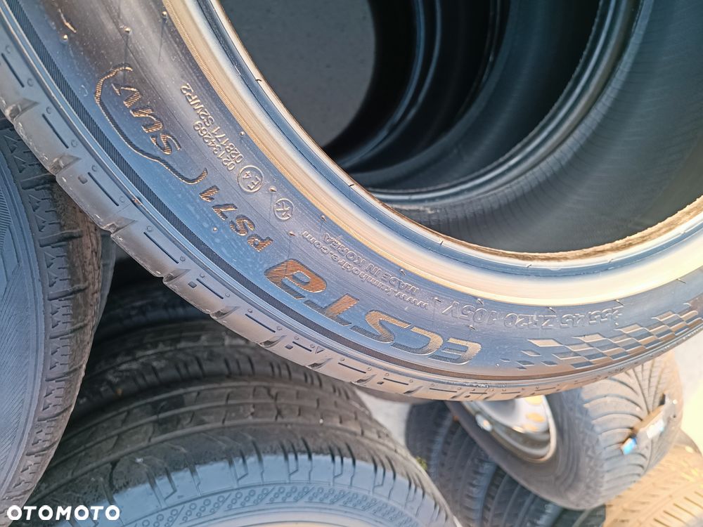 255/45R20 105Y ZR20 Opony Letnie Lato Kumho ECSTA Suv PS71 Legnica ALU-RAD 255/45 NOWE DEMO 8mm - 8