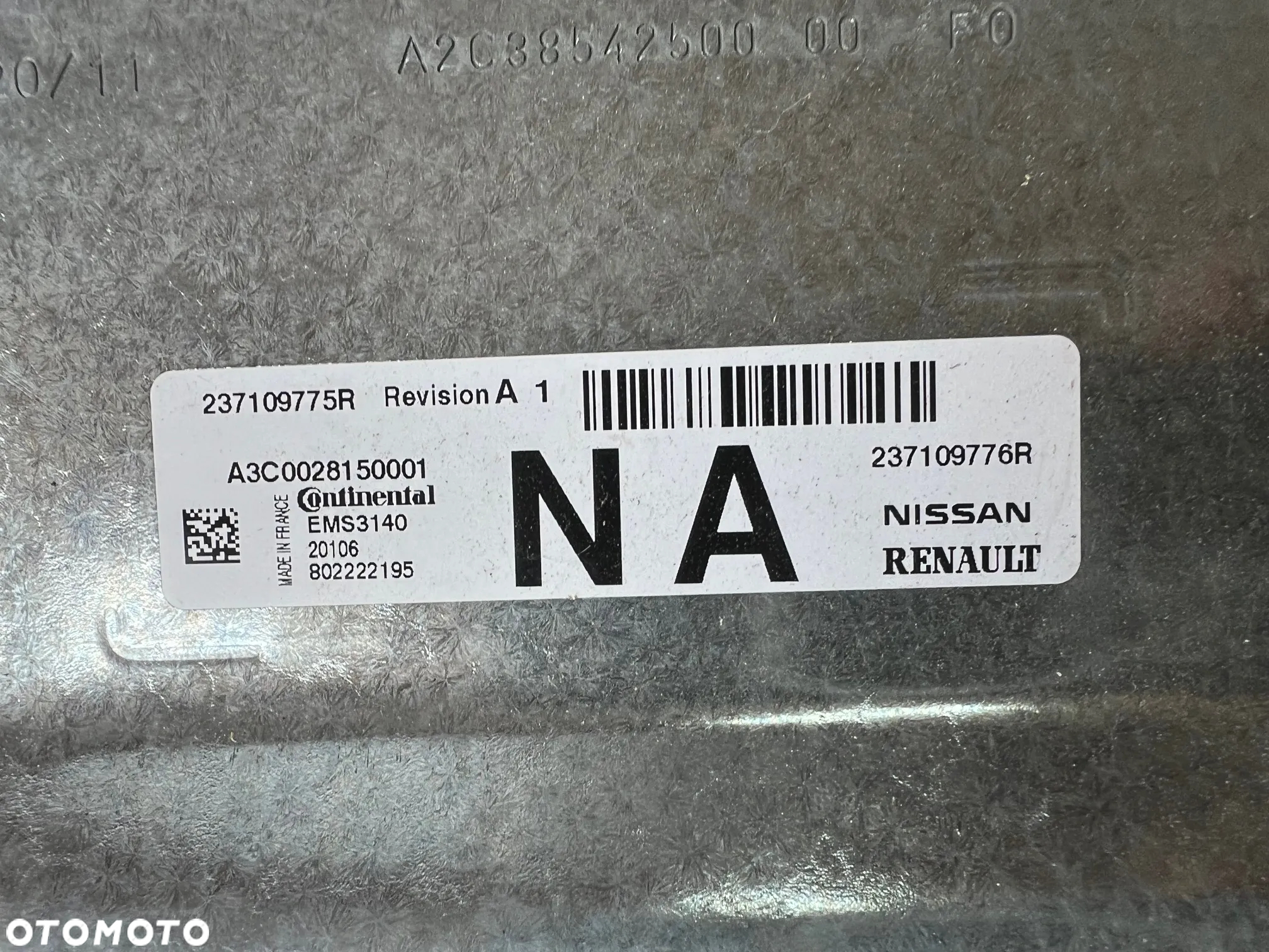 KOMPUTER STEROWNIK SILNIKA DACIA SANDERO III 2022 0,9 TCE 237109775R - 3