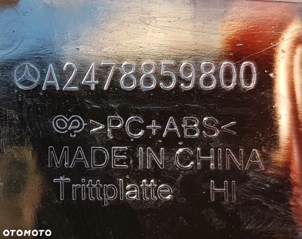MERCEDES GLB W247 CHROM ZDERZAKA TYŁ TYLNY - 3