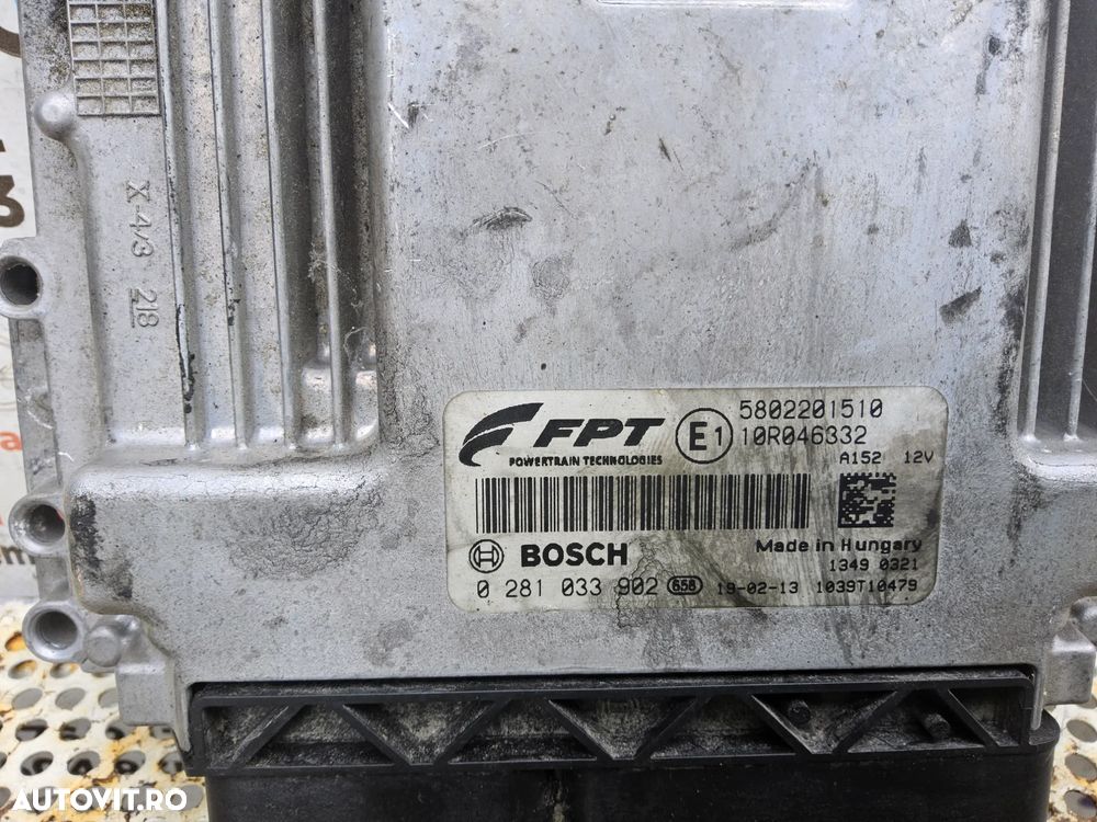 Calculator motor Iveco Daily 2.3 cod 5802201510 ecu 0281033902 - 3