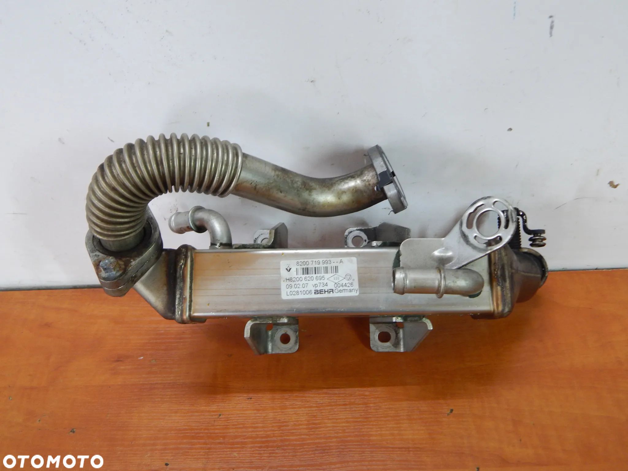 Chodnica chłodniczka EGR 2.0 DCi Nissan X-trail T31 qashqai Koleos Espace Trafic II  07-14 Łuków części - 1