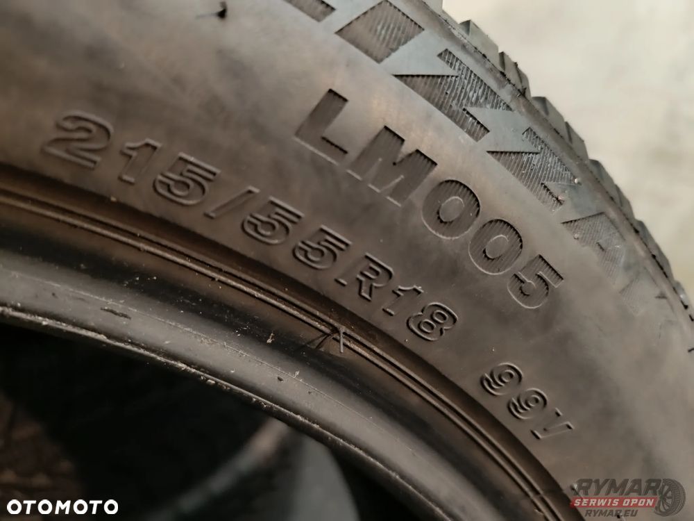 ŚLĄSK 4 X ZIMA 215/55R18 99V BRIDGESTONE BLIZZAK LM005 KOMPLET - 8