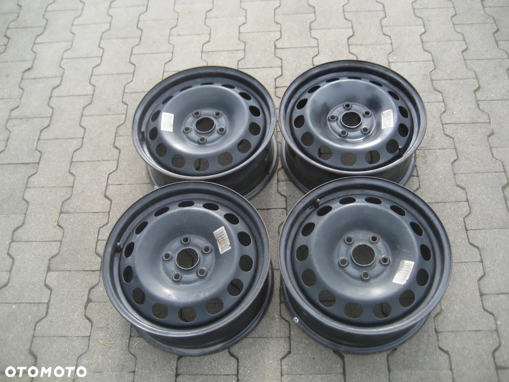 vw touran golf v felgi stalowe 4szt. 6,5x 16 et50 5x112 1k0601027a - 1
