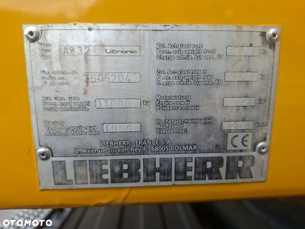 Liebherr A932 Litronic - 6