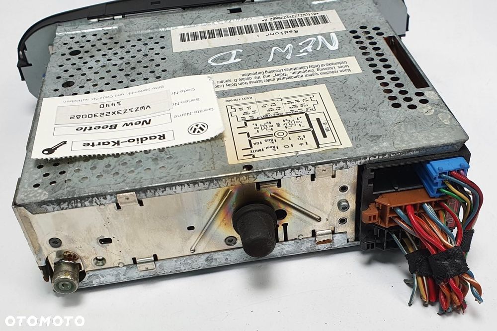 RADIO KASETA CD BLAUPUNKT VW NEW BEETLE 1C 1C0035186 - 3