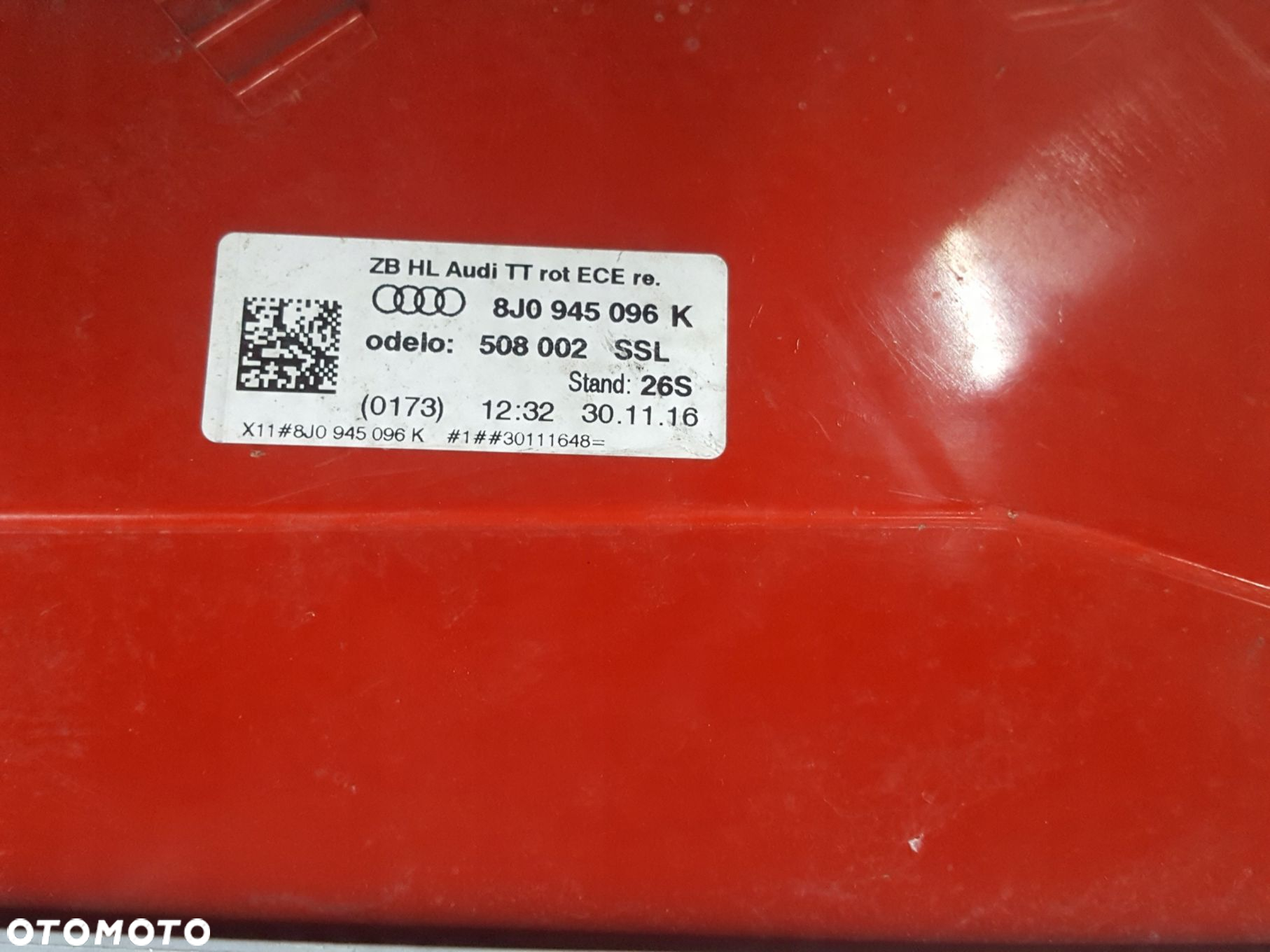 AUDI TT 8J 06-10r LAMPA PRAWA TYŁ TYLNA - 5