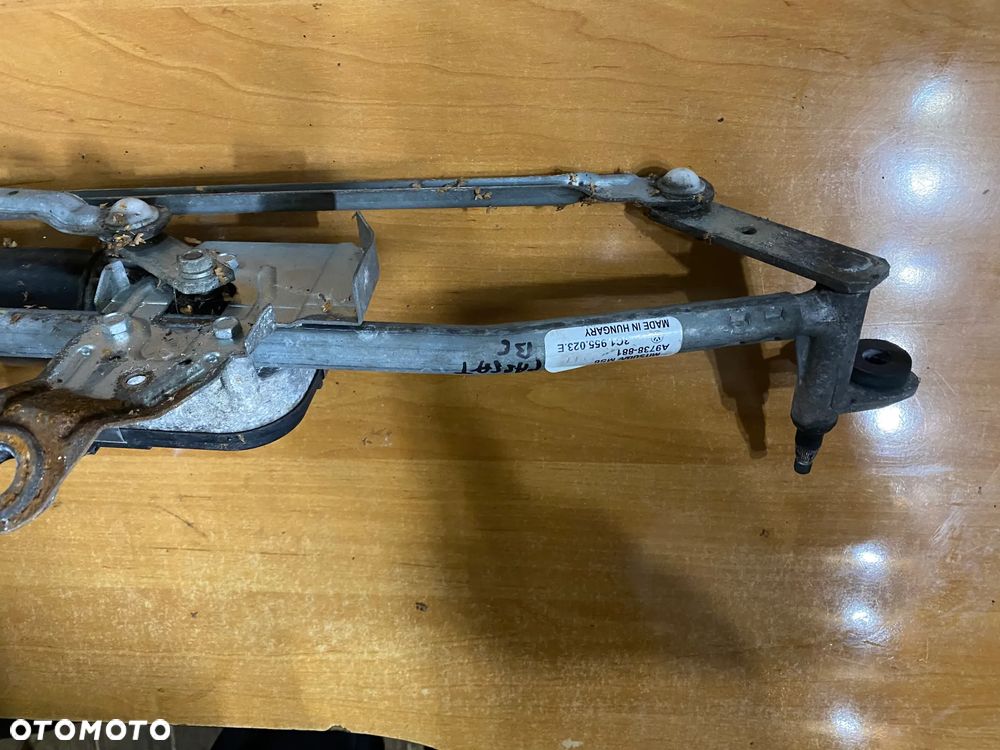 MECHANIZM SILNICZEK WYCIERACZEK PRZÓD VOLKSWAGEN PASSAT B6 3C1955023E - 6