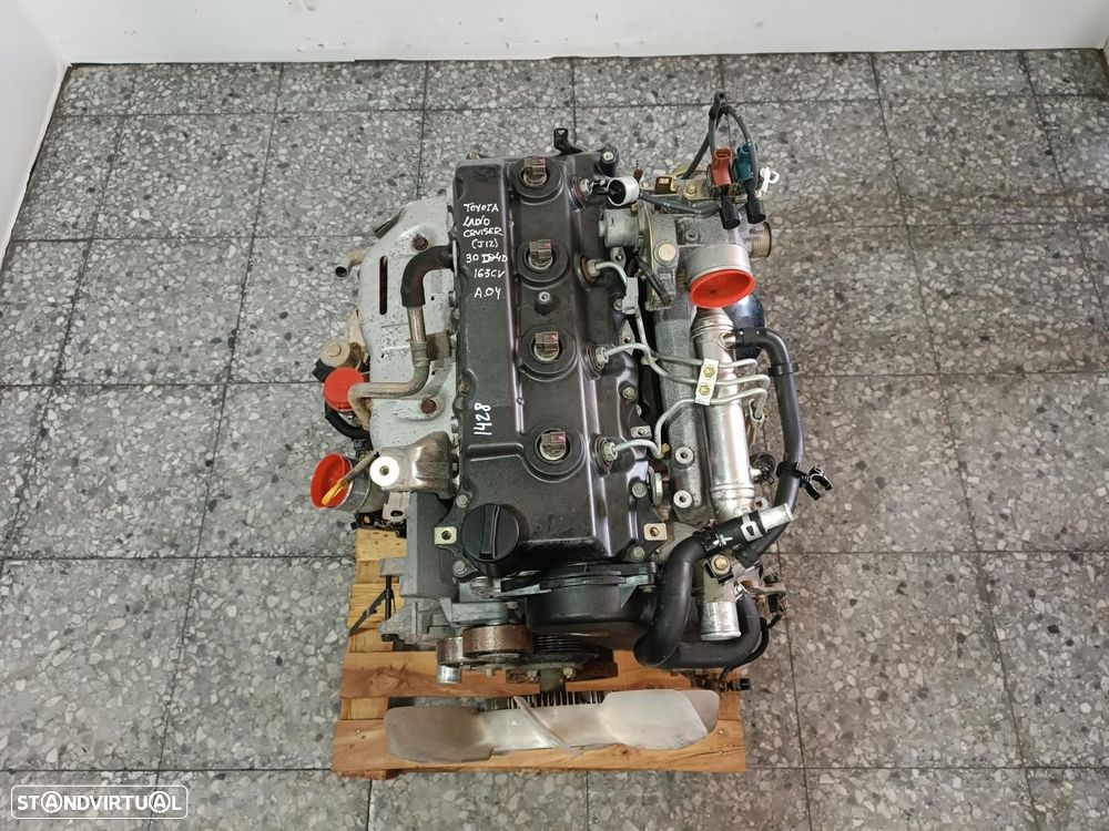 MOTOR COMPLETO TOYOTA LAND CRUISER J12 - 1