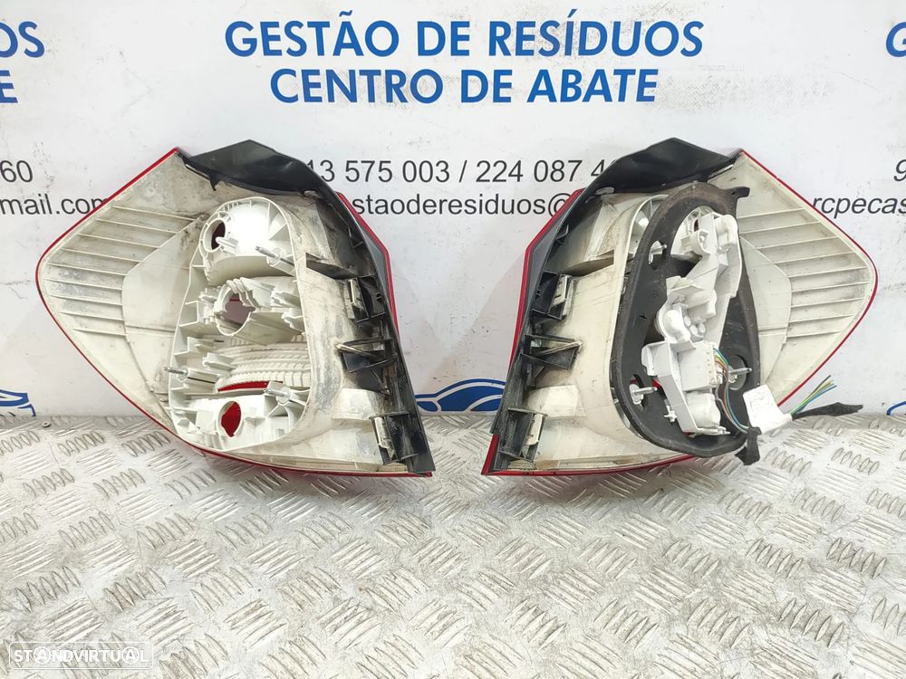 Farolins traseiros trás direito esquerdo originais BMW Serie 1 E81 E87 LCI de 2007 a 2011 - 9