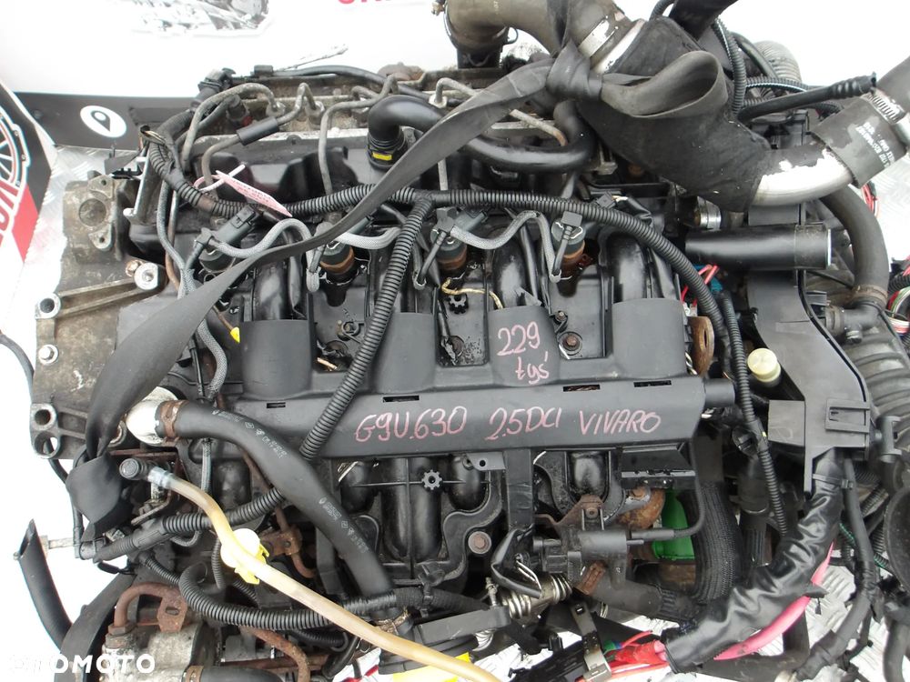 SILNIK KOMPLETNY OPEL VIVARO 2.5 DCI G9U630 229 TYS - 2