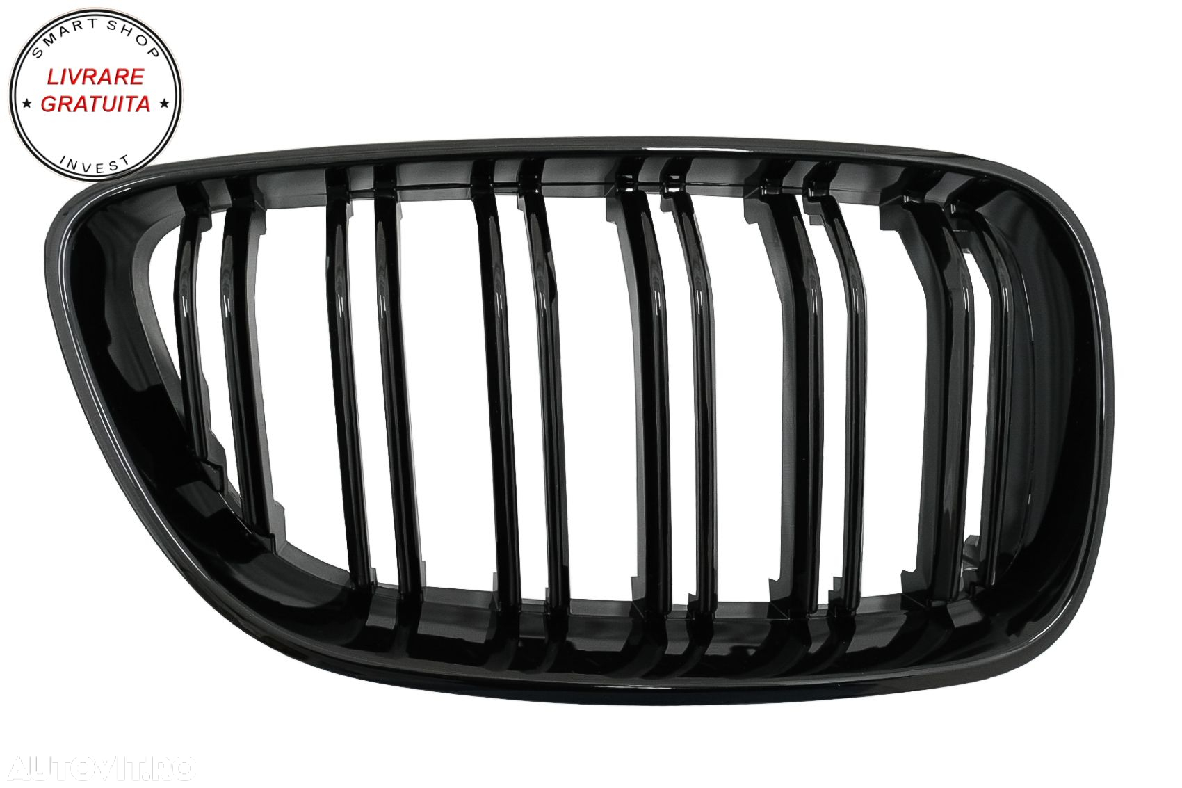 Grile Centrale BMW 2 Series F22 F23 F87 (2014-up) Negru Lucios M Design- livrare gratuita - 2