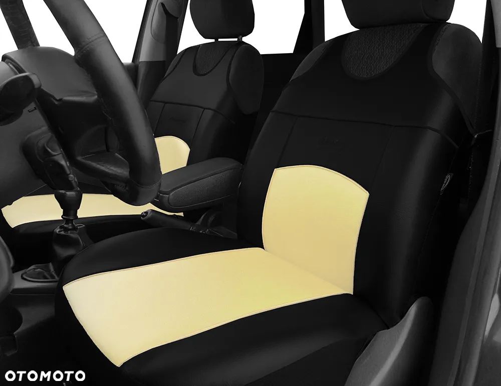 KOSZULKI POKROWCE NA FOTELE SAMOCHODOWE UNIWERSALNE NA PRZÓD SKÓRZANE SKÓRA - 9