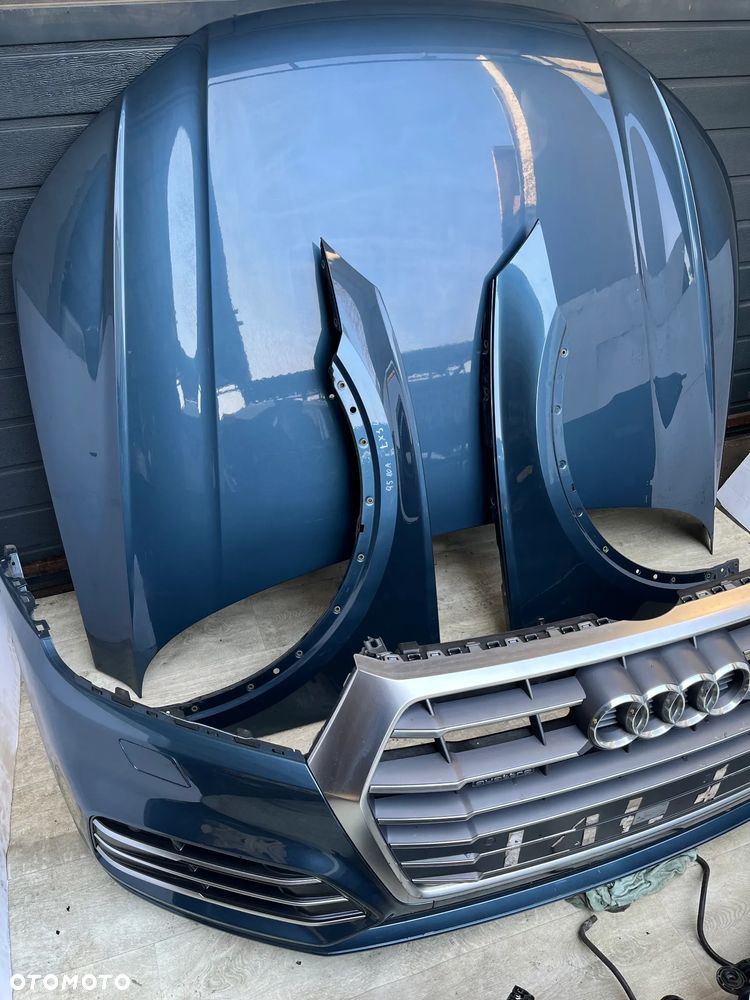 KOMPLETNY PRZÓD AUDI Q5 80 A FY S LINE LX5L ZDERZAK MASKA BŁOTNIK PAS PRZEDNI LAMPY - 3