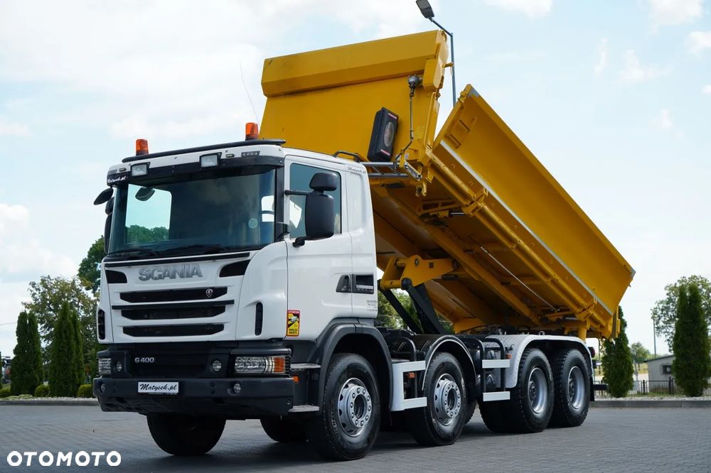 Scania G 400 / 8x4 / WYWROTKA 2 STRONNA  / HYDROBURTA /  BORDMATIC / MANUAL - 1