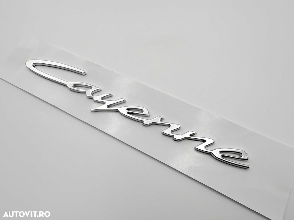 Emblema Compatibila PORSCHE Cayenne 2023 facelift crom spate - 2