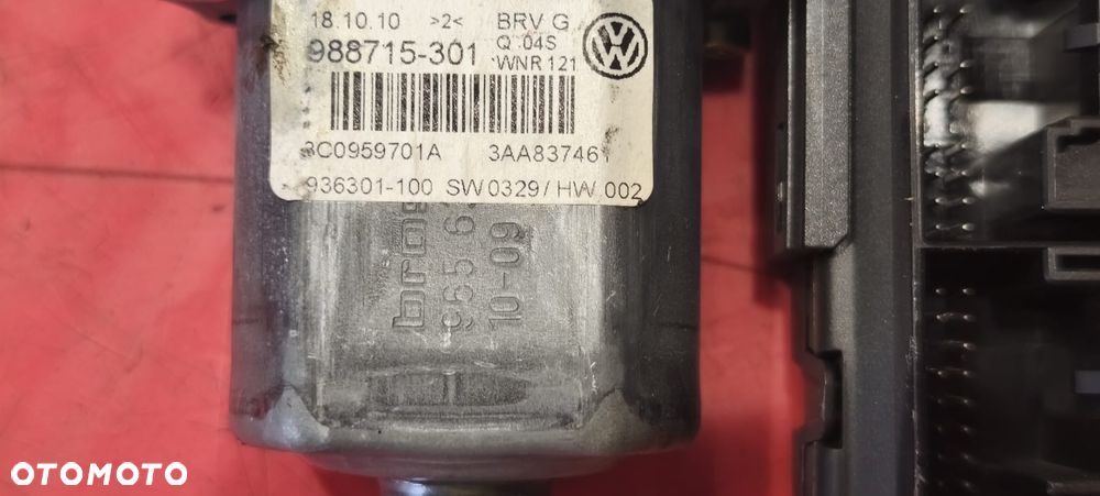 Silniczek szyby lewy przód kierowcy VW PASSAT B6  3C0959701A - 3