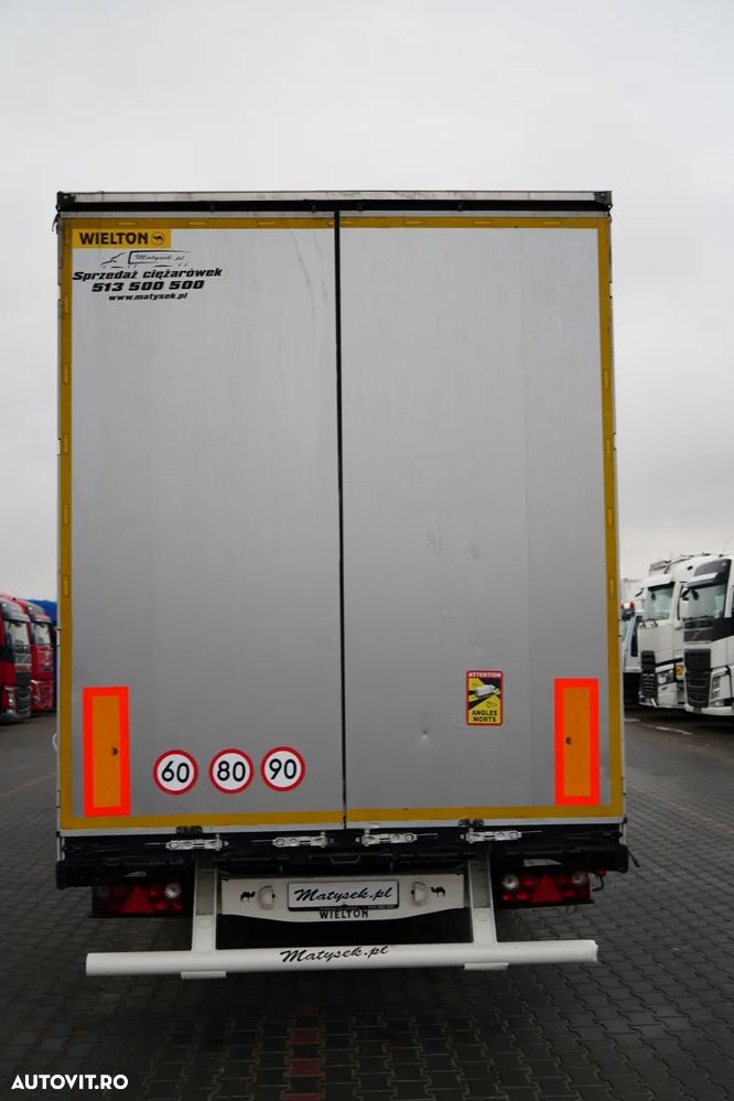 Wielton CORTINĂ WIELTON / MEGA / ACOPERIȘ CULISANT / SISTEM BDE - STALPINI CULISANTI / SAF / ACOPERIȘ ARMAT - 12