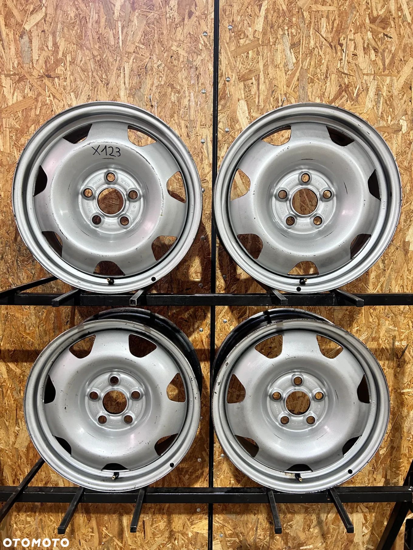 4 FELGI STAL. VW TRANSPORTER T5 , T6 , MULTIVAN CARAVELLE  17'' 7J ET55 - 1