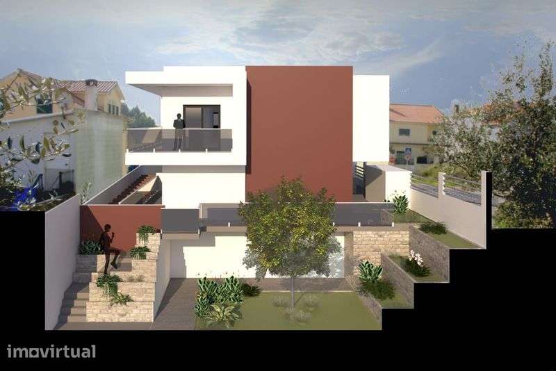 Moradia Geminada T3 Nova com Jardim e Garagem | A-da-Beja | Amadora - Grande imagem: 2/4