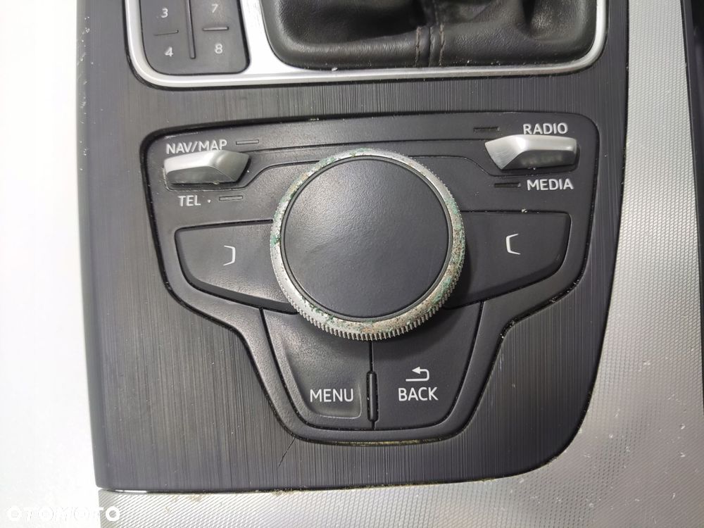 wybierak biegów ramka panel mmi tunelu środkowego audi q5 ii 80a 2016-2020 - 6