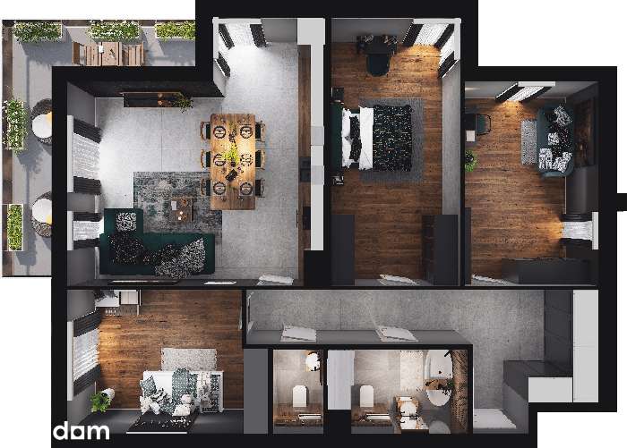 Brylantowa 10 | Apartament 4-pok. | F1.1.