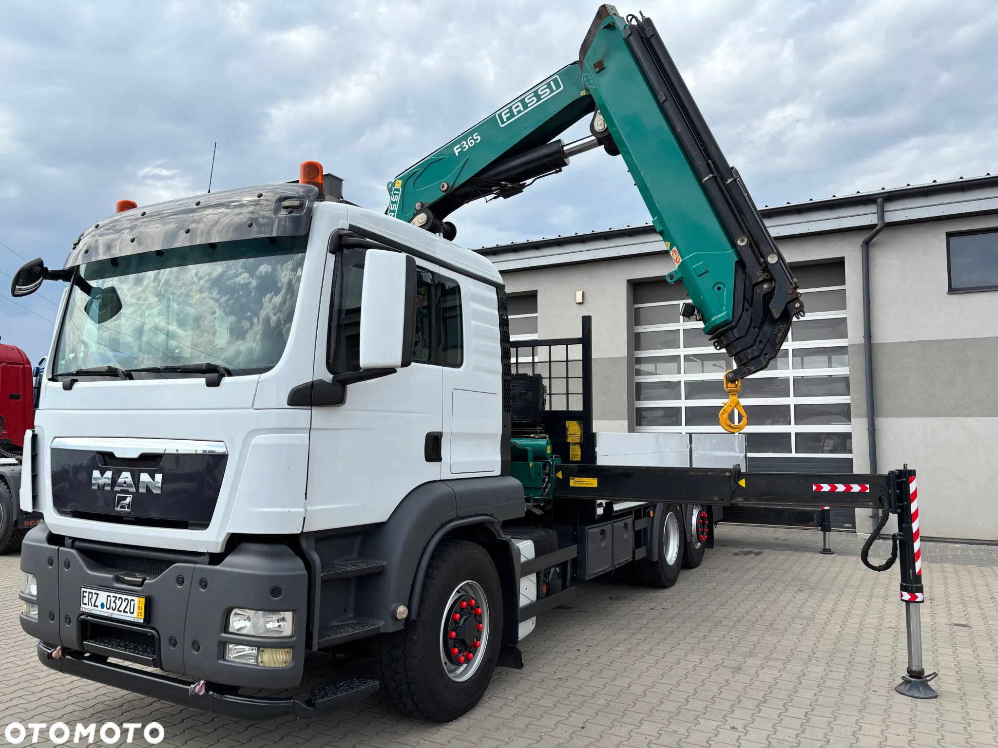 MAN TGS 26.440 6x2/4 HYDRODRIVE FASSI F365A (6x4)  napęd pomocniczy, oś tylna skrętna i podnoszona, 440 KM, HDS FASSI  F365 A.2.25 do kontenerów, budowlany, do energetyki , terenowy, z Niemiec - 13