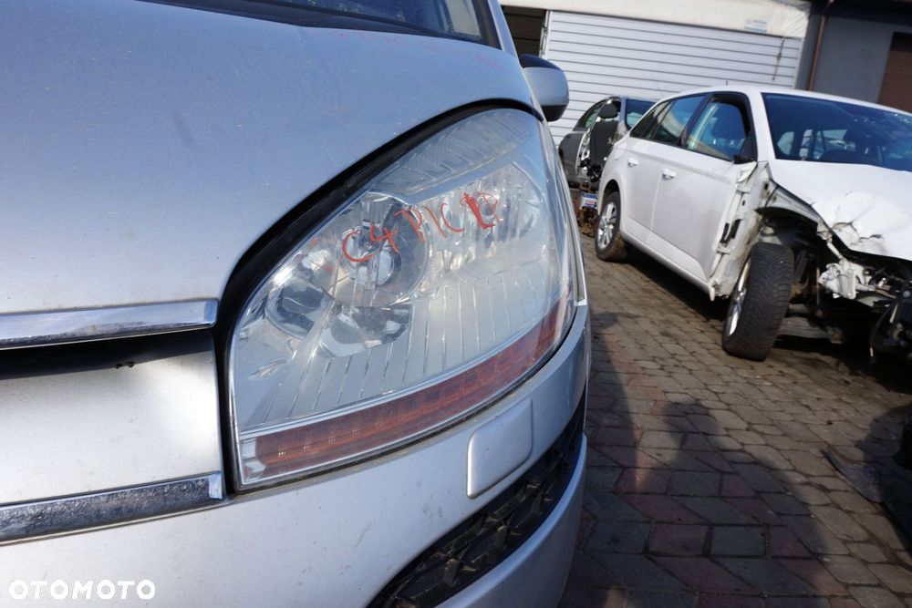 MASKA ZDERZAK BŁOTNIKI LAMPY C4 PICASSO I EZRC  CITROEN 2006-2010 SREBRNY PRZÓD KOMPLETNY - 6